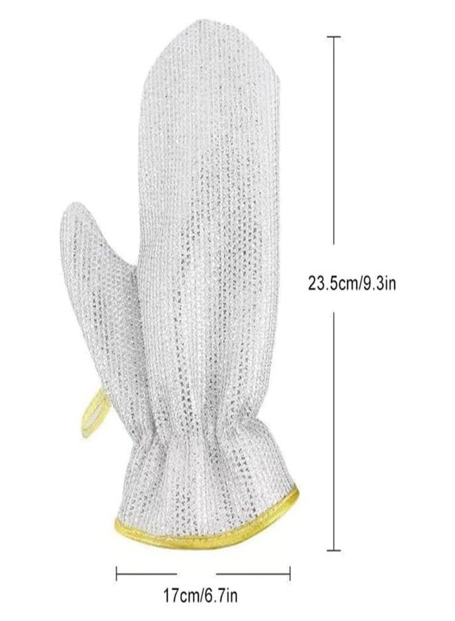 Drumstone 𝟏𝟓 𝐘𝐞𝐚𝐫𝐬 𝐆𝐮𝐚𝐫𝐚𝐧𝐭𝐞𝐞 Heavy-Duty Waterproof Cleaning Gloves with Non-Slip Wire Pattern, Comfortable Double-Layer Gloves for Dishwashing, Home Cleaning, Laundry, Gardening. - Image 2